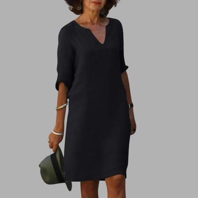 Idunn | Elegant Kjole med V-hals