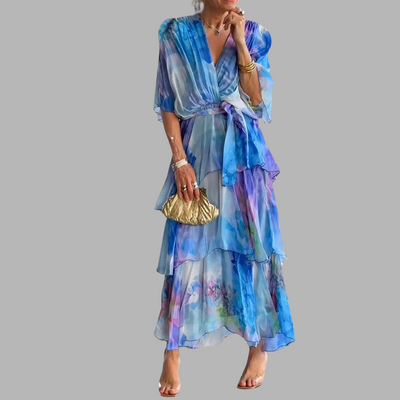 Elin | Moderne v-hals kjole