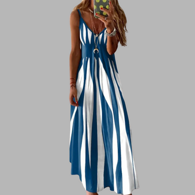 Janne | Uten ermer maxi kjole