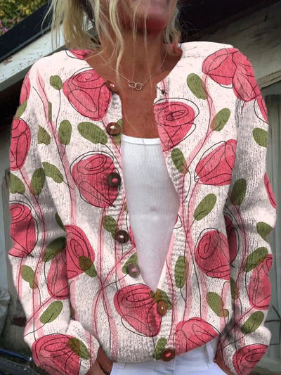 Shane | Varm & Tidløs Blomsterkofta