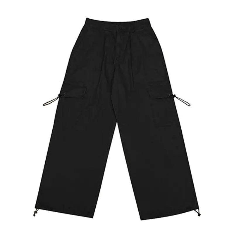 Autumn Retro Wide Leg Basic Workwear Pants