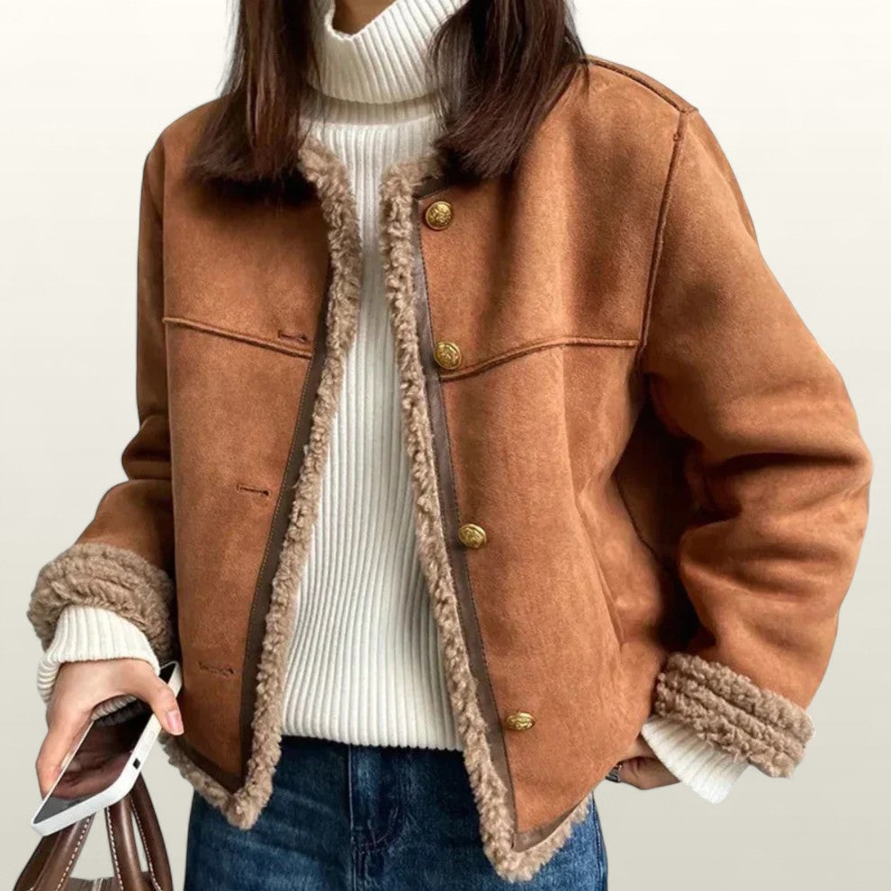 Weronika | Varm Lærjakke