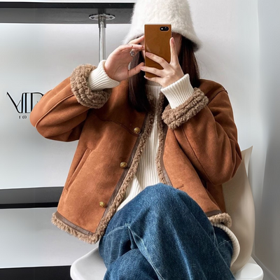 Weronika | Varm Lærjakke