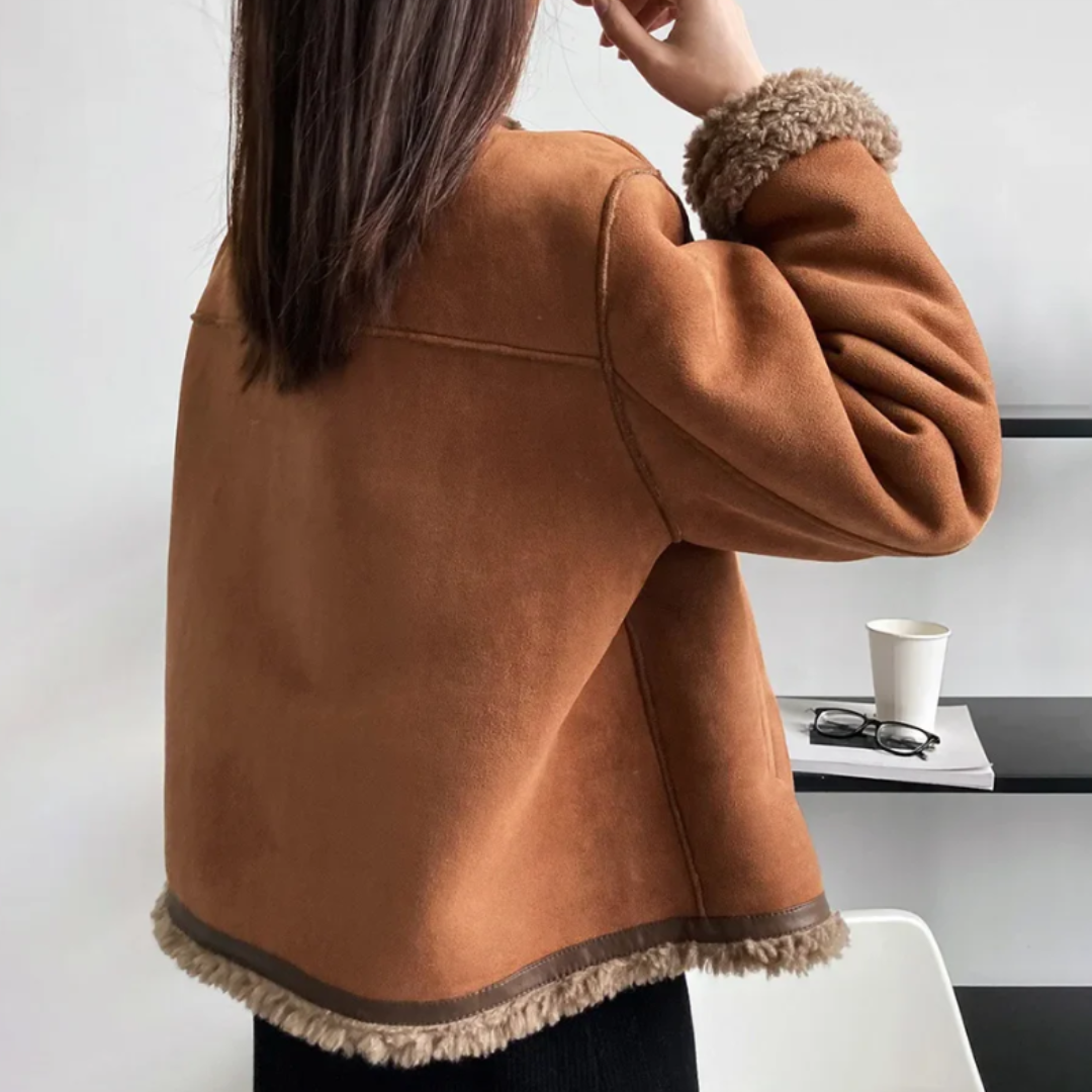 Weronika | Varm Lærjakke