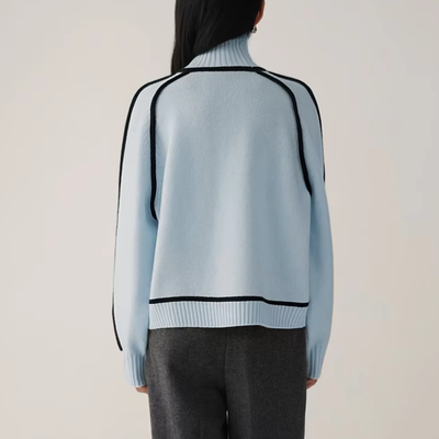 Frida | Elegant Høyhalset Genser