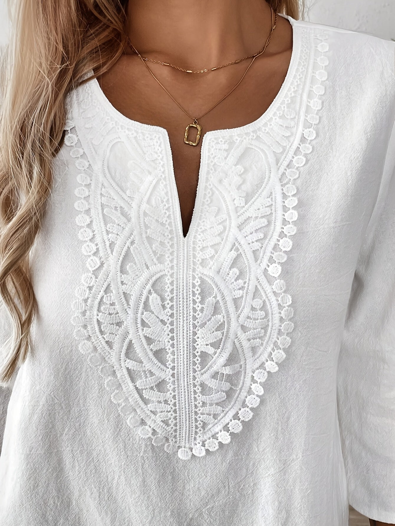 Liss | Bohemsk bomullsbluse