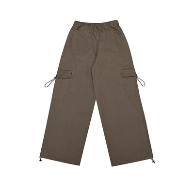Autumn Retro Wide Leg Basic Workwear Pants