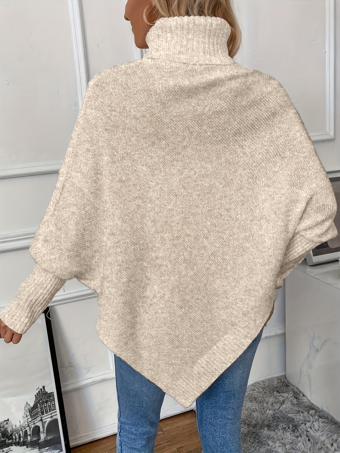 Marta | Elegant Asymmetrisk Strikkegenser