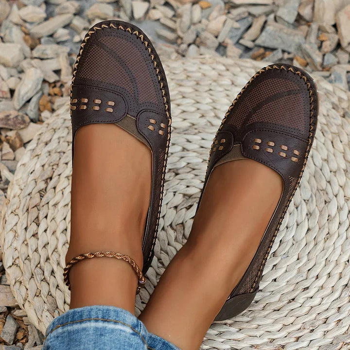 Elin | Ortopediske Loafers i Vintage Stil