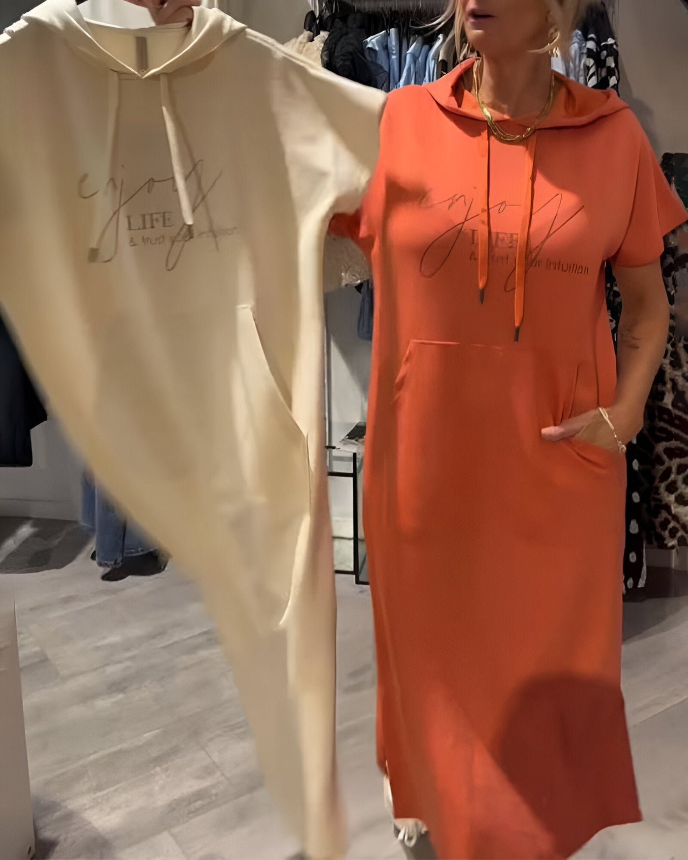 Lovise | Casual Hoodie Kjole