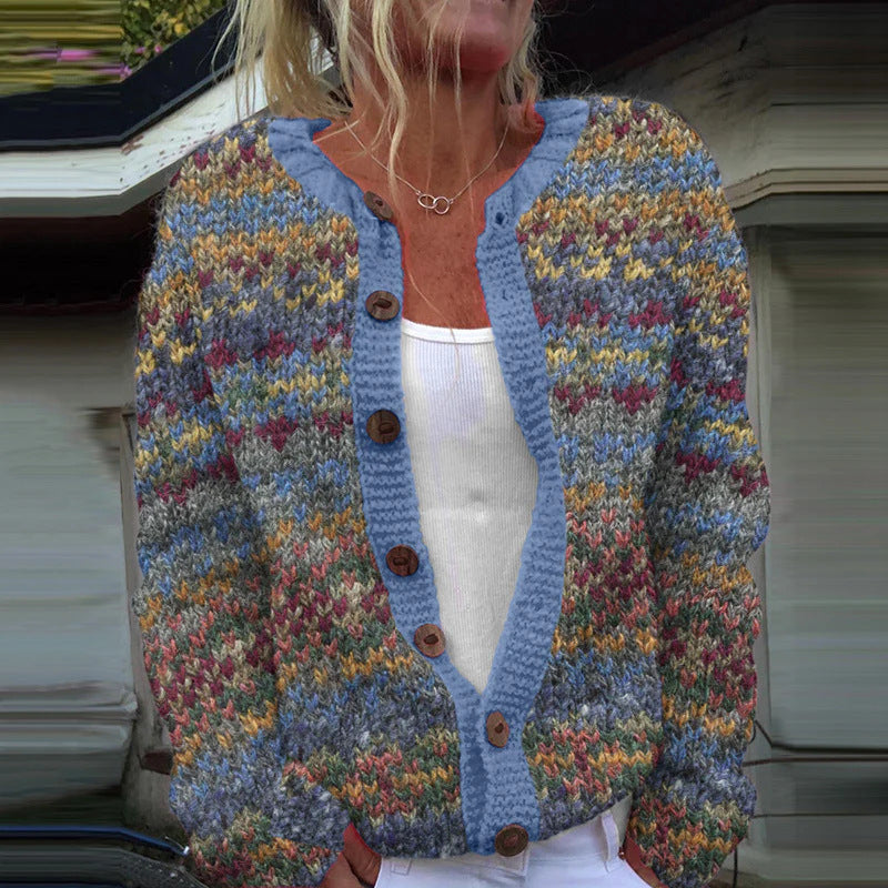 Torunn | Lett cardigan med blomsterprint